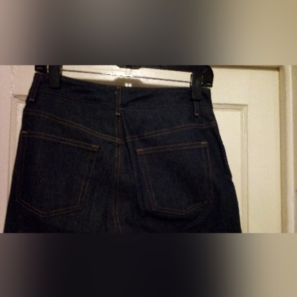 "ALLEN BY ABS FAUX LEATHER/ DENIM COTTON JEANS - Picture 5 of 13